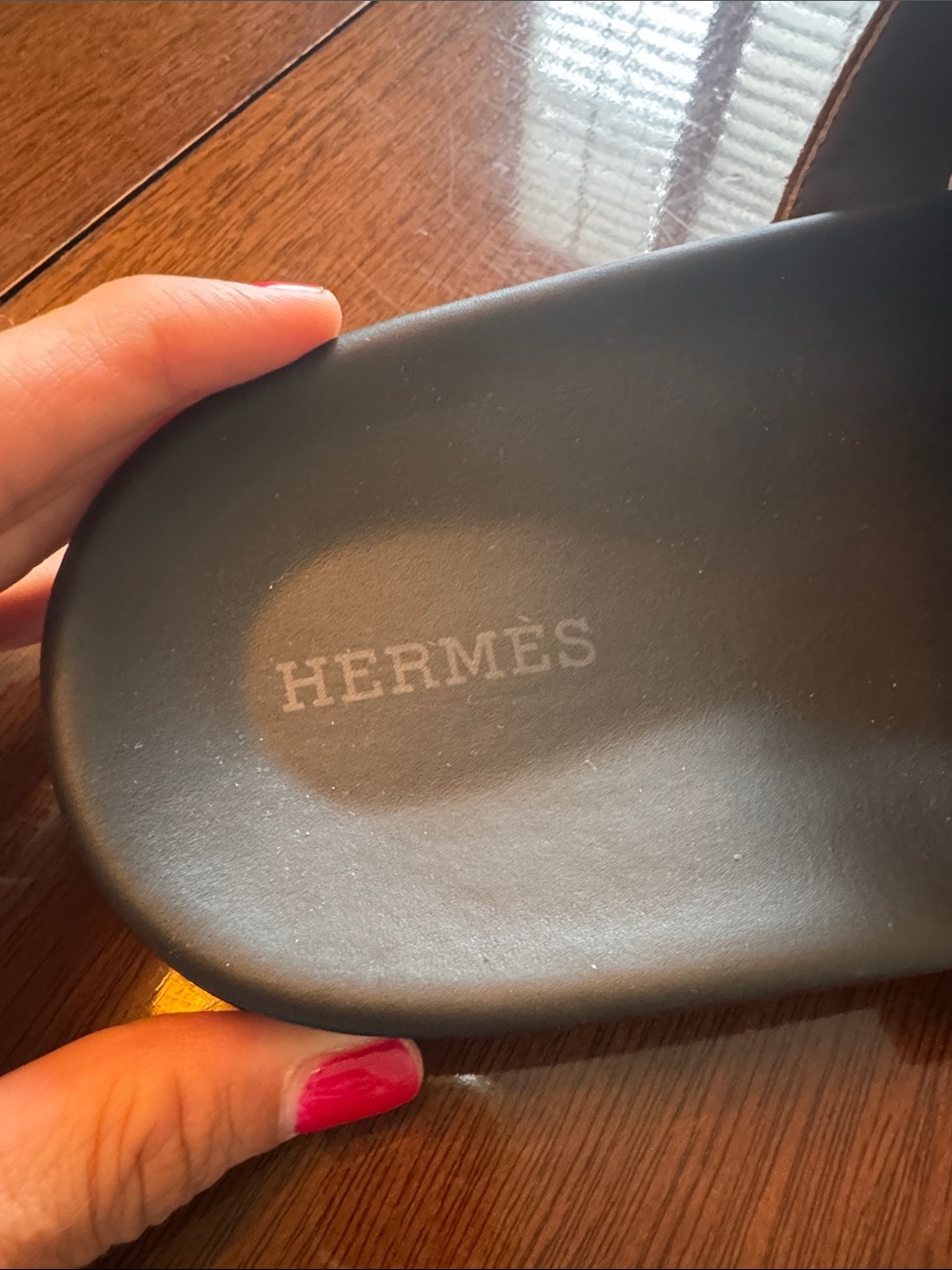 Women’s suede Hermes empire sandal size 38 - Picture 2 of 7